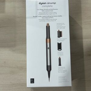 Dyson Airwrap Complete in Silver and Copper